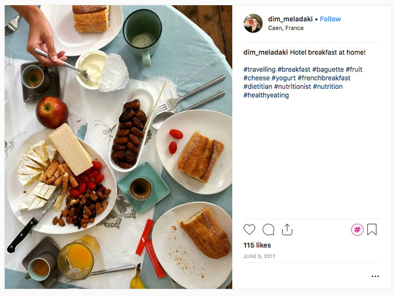 food blogger meladaki hotel breakfast