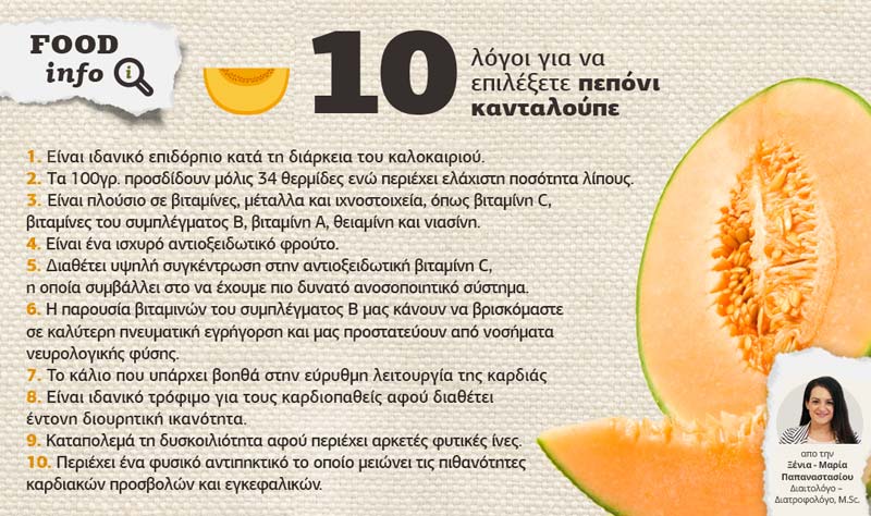 10 logoi peponi cantalupe