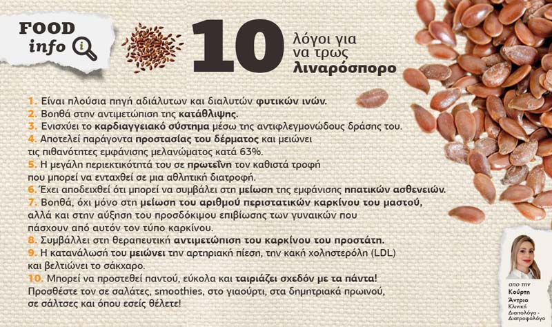 linarosporos 10 logoi in