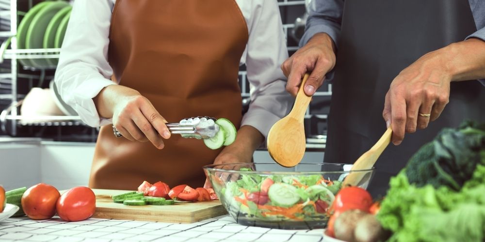 salad making food