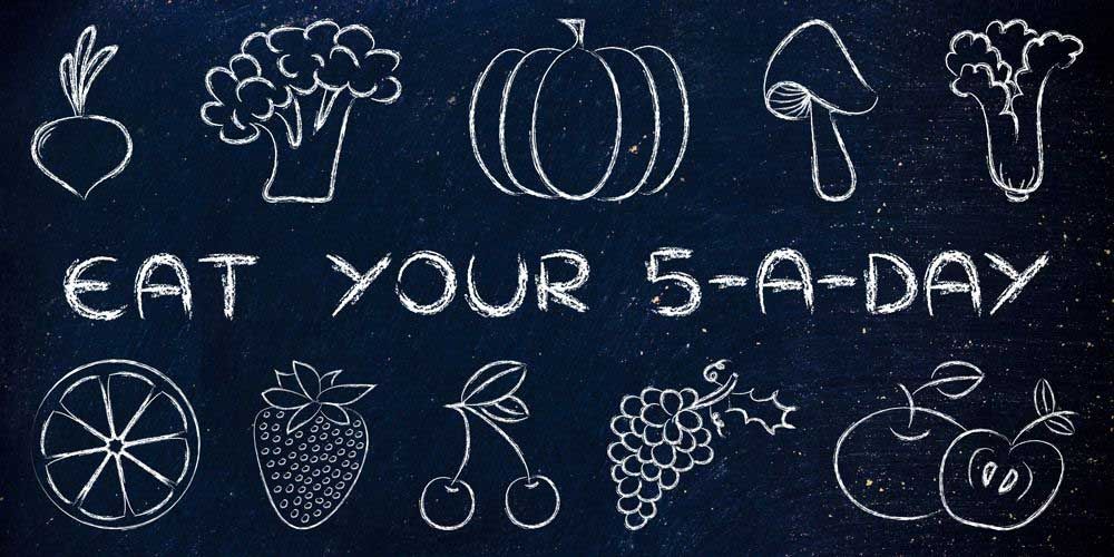 5 Φρούτα και λαχανικά την ημέρα