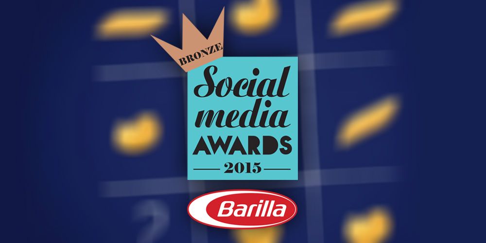 Bronze Award για την Barilla στα Social Media Awards 2015