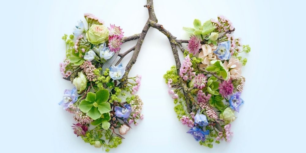 cancer lung flowers